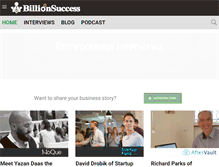 Tablet Screenshot of billionsuccess.com